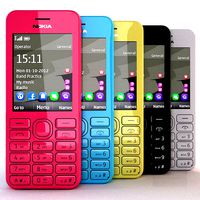 Nokia 206 Different Colors Collection