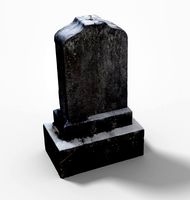Simple Photorealistic Gravestone
