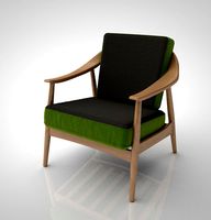 Swedish Style Armchair 01