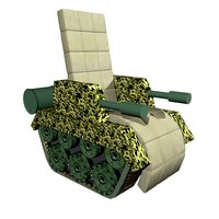 Tank chair