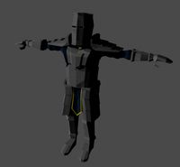 Poly Style Knight