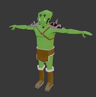 Poly Style Orc
