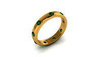 flush setting eternity ring