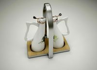 Oil and vinegar recipient