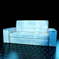 Jeans Chinese sofa 3d model