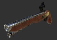 Musket Pistol Gun With Wearing