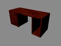 Wooden Computer Desk