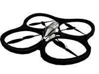 low poly ardrone