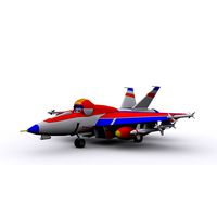 cartoon jet