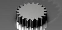 SPUR GEAR 48P 19T 20PA 0.396PD
