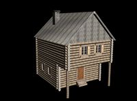 House wood 2 level
