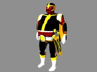 retro super hero