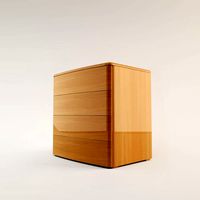 side cabinet_mahogany wood