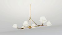 Six Lamp Pendant