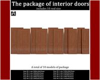The package of classic interior doors(1)