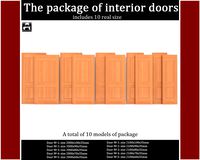 The package of classic interior doors(1)