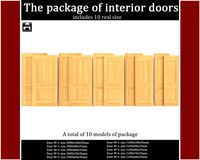 The package of classic interior doors(1)