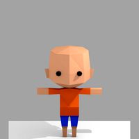 Low Poly Male Base