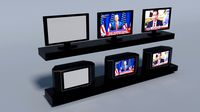 CRT and LCD TV