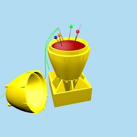 Bomb shaped Needle Holder