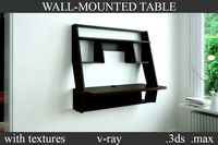 Wall-mounted table