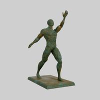 Human Copper Statue