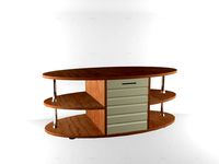 Oval table