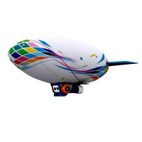 cartoon zeppelin