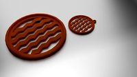 Printable Coaster Pattern and Pendant