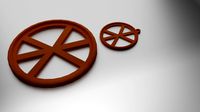 Print Coaster Orthodox and pendant