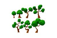 free lowpoly indie trees pack