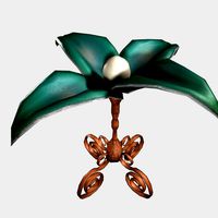 Victorian Flower Lamp