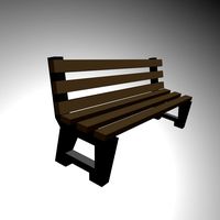 Bench_Low-Poly
