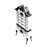 Highboy Cabinet