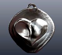 3D Printable Pendant-Infinity Heart For Infinity Love