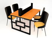 Study table 3D Model