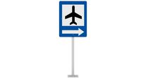 Airport [road signal]