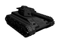 1/100 Tiran tank for 3d printing
