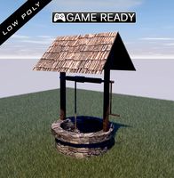well medieval low poly