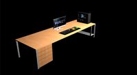 Low Poly Gaming PC Setup