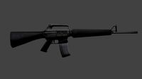Low Poly Assault Rifle