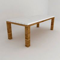 Classic garden dining table