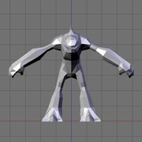 Low-Poly Fantasy Fishman Model