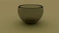 Glass bowl