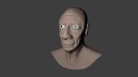 Old man head