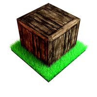 Medieval wooden box