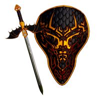 Shield and sword