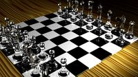 Glass Chess Set