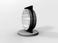 is standing on a cup