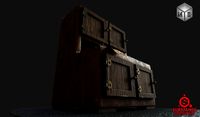 Cabinet High Poly w Props